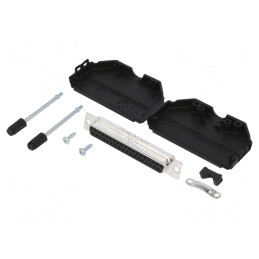 Conector D-Sub 37 Pin Mama Lipire Pe Cablu Gold | Electronic-mag.ro | Componente Electronice