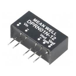 Convertor DC/DC 1W 24V la 12V/-12V | Electronic-mag.ro | Componente Electronice