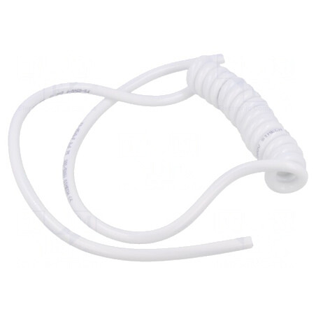 Cablu Spiralat Neecranat Alb 2x0,75mm2 300V/500V 0,1m | Electronic-mag.ro | Componente Electronice