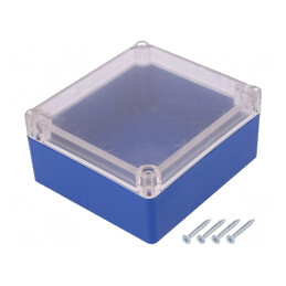 Carcasă Universală ABS Albastru IP65 115x125x58mm | Electronic-mag.ro | Componente Electronice