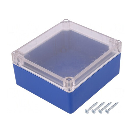 Carcasă Universală ABS Albastru IP65 115x125x58mm | Electronic-mag.ro | Componente Electronice
