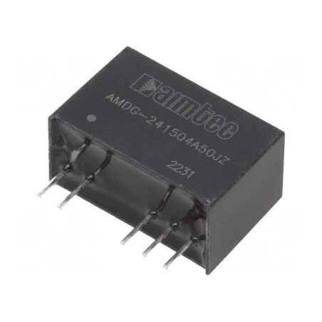 Convertor DC/DC 2,28W 21,6-26,4V la 15V 120mA | Electronic-mag.ro | Componente Electronice