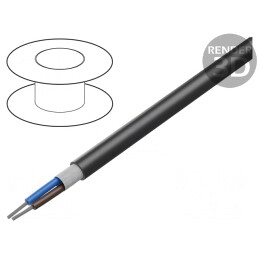 Cablu electric flexibil negru 2x1mm2 HELUTHERM 145 MULTI | Electronic-mag.ro | Componente Electronice