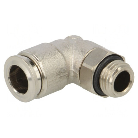 Racord Push-In Unghi Nichelat 20bar | Electronic-mag.ro | Componente Electronice