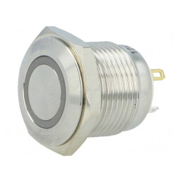 Comutator Anti-Vandalism SPST-NO 2A 36VDC IP65 16mm | Electronic-mag.ro | Componente Electronice