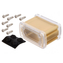 Carcasă universală aluminiu 68,7x49x35,2mm UL94V-0 | Electronic-mag.ro | Componente Electronice