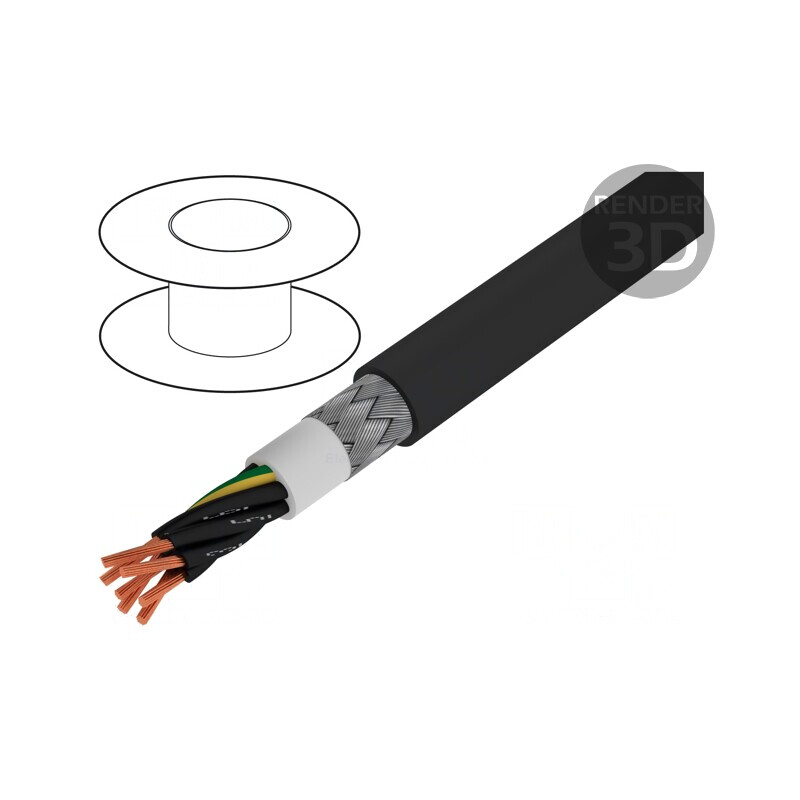 Cablu Electric BiT 1000 CY FR 10G1mm2 PVC Negru 600V 1kV | Electronic-mag.ro | Componente Electronice Cablu Electric BiT 1000 CY FR 10G1mm2 PVC Negru 600V 1kV | Electronic-mag.ro | Componente Electronice