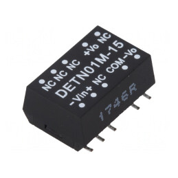 Convertor DC/DC 1W 12V la 15V/-15V | Electronic-mag.ro | Componente Electronice