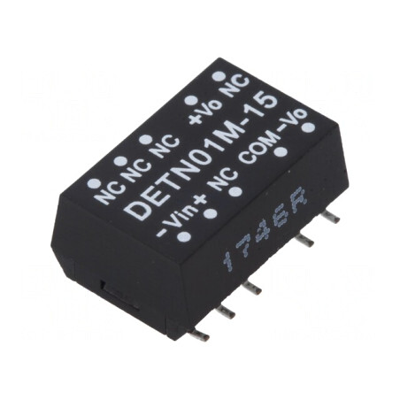Convertor DC/DC 1W 12V la 15V/-15V | Electronic-mag.ro | Componente Electronice