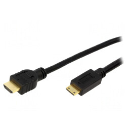 Cablu HDMI 1.4 Mini HDMI 1.5m Negru | Electronic-mag.ro | Componente Electronice