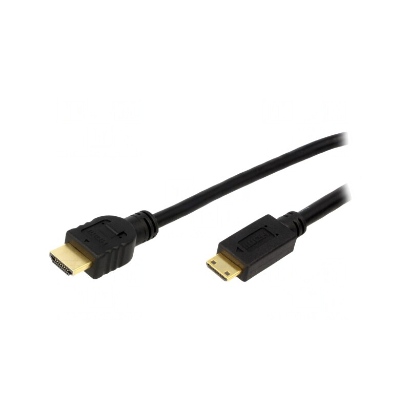 Cablu HDMI 1.4 Mini HDMI 1.5m Negru | Electronic-mag.ro | Componente Electronice
