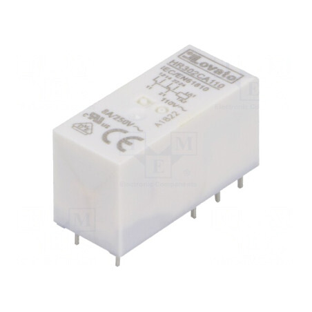 Releu Electromagnetic DPDT 110VAC 8A cu Soclu | Electronic-mag.ro | Componente Electronice
