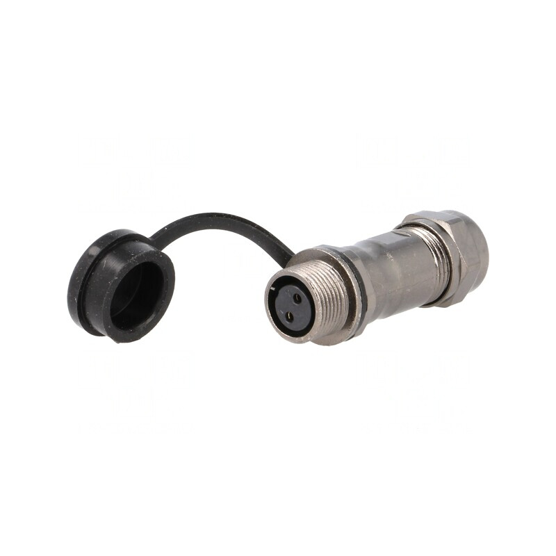 Mufă ST12 mamă IP67 13A 250V pentru cablu | Electronic-mag.ro | Componente Electronice