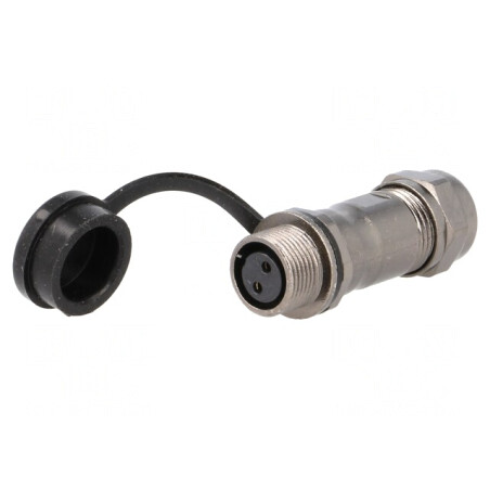 Mufă ST12 mamă IP67 13A 250V pentru cablu | Electronic-mag.ro | Componente Electronice