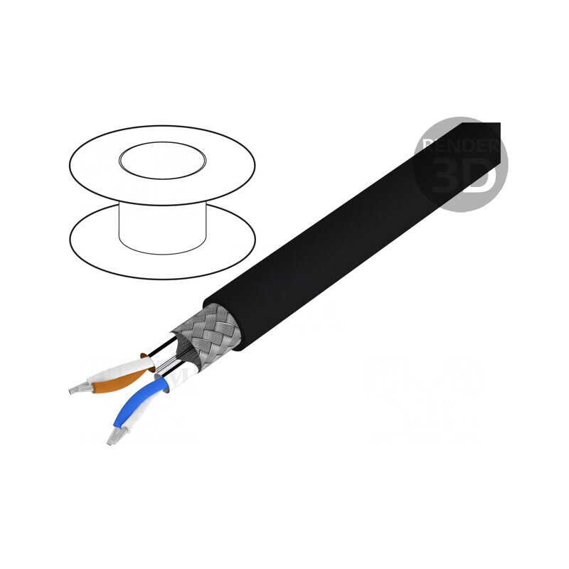 Cablu DMX HELULIGHT 2x2x0,22mm 110Ω | Electronic-mag.ro | Componente Electronice Cablu DMX HELULIGHT 2x2x0,22mm 110Ω | Electronic-mag.ro | Componente Electronice