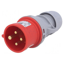 Conector alimentare AC trifazat 16A 400V IP44 | Electronic-mag.ro | Componente Electronice