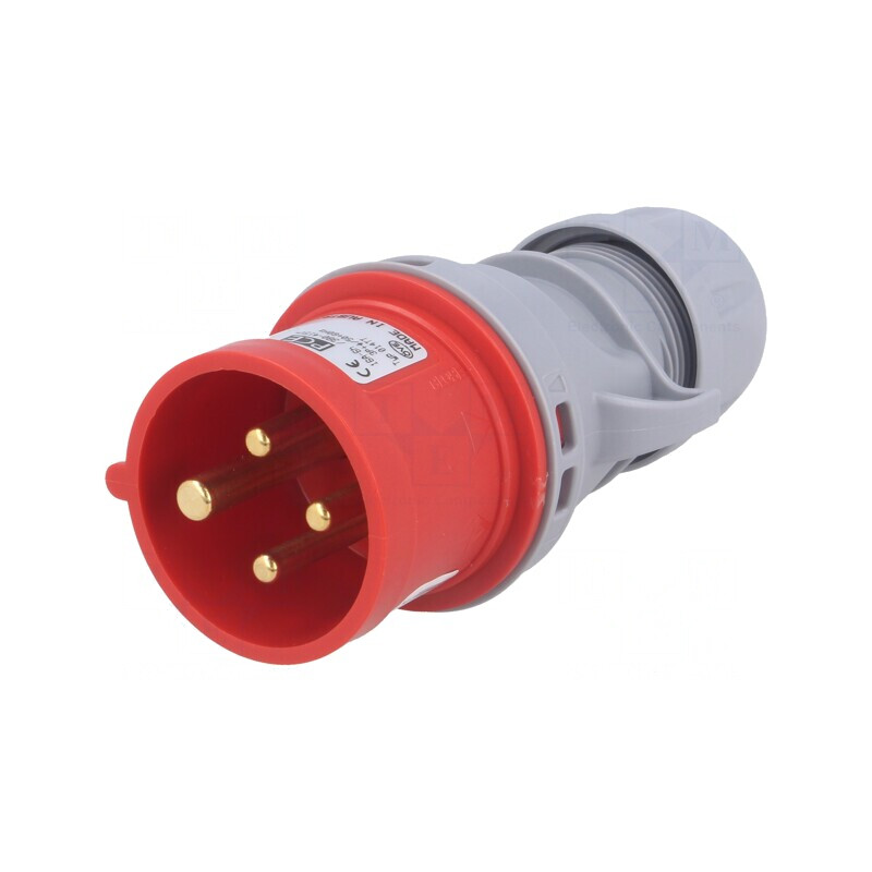 Conector alimentare AC trifazat 16A 400V IP44 | Electronic-mag.ro | Componente Electronice