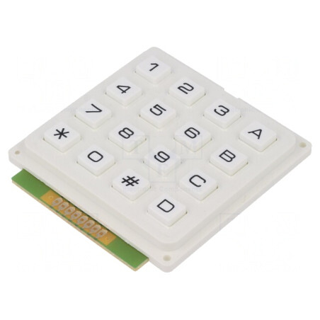 Tastatură 16 Butoane Plastic 20mA | Electronic-mag.ro | Componente Electronice