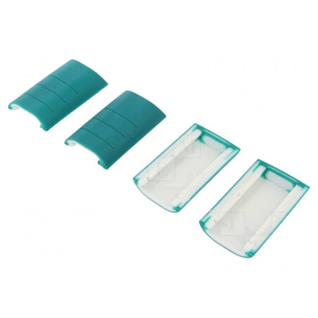 Colțuri din Cauciuc Verzi 33mm, Set 4 Buc. | Electronic-mag.ro | Componente Electronice