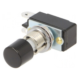 Comutator apăsabil 2 poziții SPST 3A 125V | Electronic-mag.ro | Componente Electronice