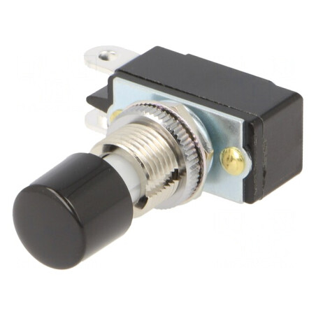 Comutator apăsabil 2 poziții SPST 3A 125V | Electronic-mag.ro | Componente Electronice