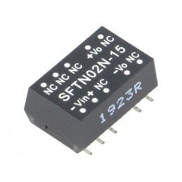 Convertor DC/DC 2W 24V la 15V 133mA | Electronic-mag.ro | Componente Electronice