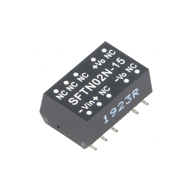 Convertor DC/DC 2W 24V la 15V 133mA | Electronic-mag.ro | Componente Electronice