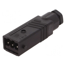 Conector Dreptunghiular ST Mufă Tată 3-PIN Cositorit IP54 | Electronic-mag.ro | Componente Electronice