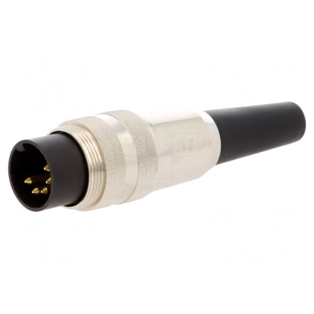 Conector M16 Mufă Tată 5 PIN 5A 60V Drept | Electronic-mag.ro | Componente Electronice