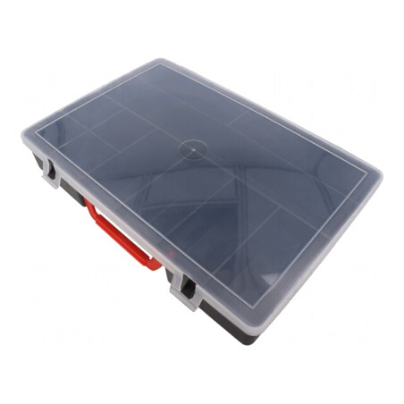 Container cu Partiții Polipropilenă 350x250x60mm | Electronic-mag.ro | Componente Electronice