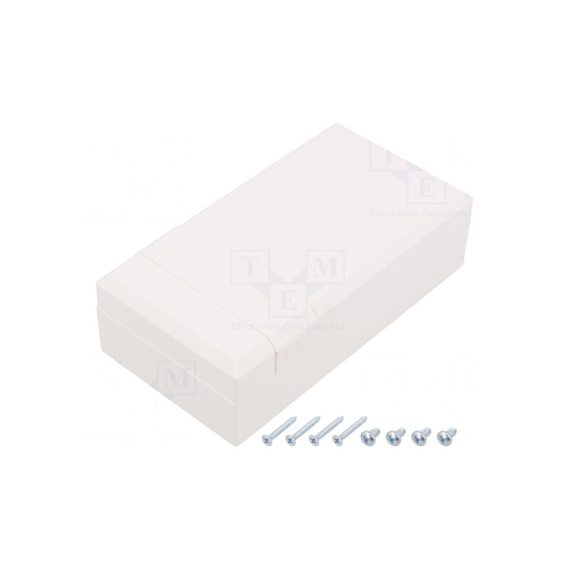 Carcasă Universală ABS Albă 67x125x40mm | Electronic-mag.ro | Componente Electronice