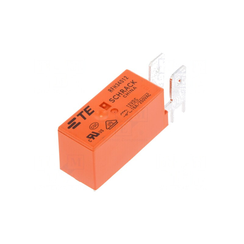 Releu Electromagnetic 12VDC 16A | Electronic-mag.ro | Componente Electronice
