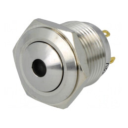 Comutator Anti-Vandalism Galben IP65 2A 36VDC | Electronic-mag.ro | Componente Electronice