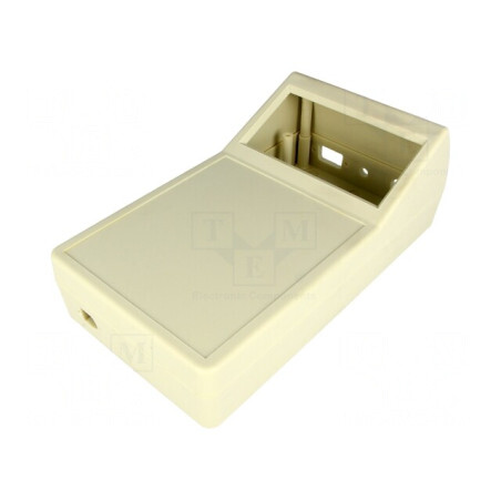 Carcasă Desktop ABS Gri cu Răsucire | Electronic-mag.ro | Componente Electronice