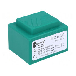 Transformator încapsulat 6VA 230V 24V PCB | Electronic-mag.ro | Componente Electronice