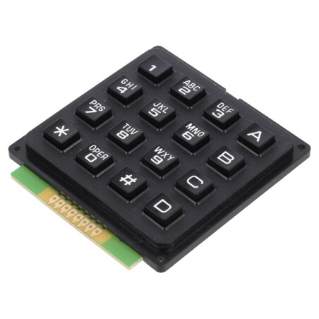 Tastatură 16 Butoane 20mA | Electronic-mag.ro | Componente Electronice
