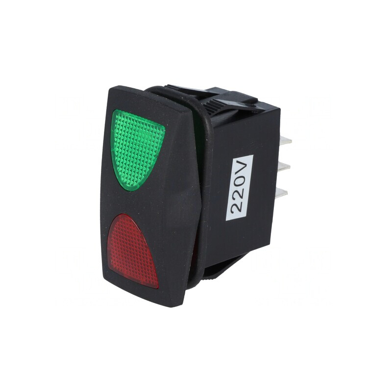 Comutator Basculant Verde-Roșu ON-OFF-ON 10A 250V LED IP66 | Electronic-mag.ro | Componente Electronice Comutator Basculant Verde-Roșu ON-OFF-ON 10A 250V LED IP66 | Electronic-mag.ro | Componente Electronice