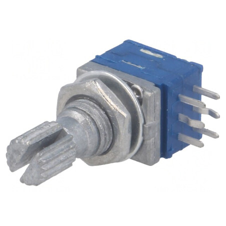 Potentiometru Logaritmic Axial 25mW 100kΩ 300° PCB | Electronic-mag.ro | Componente Electronice