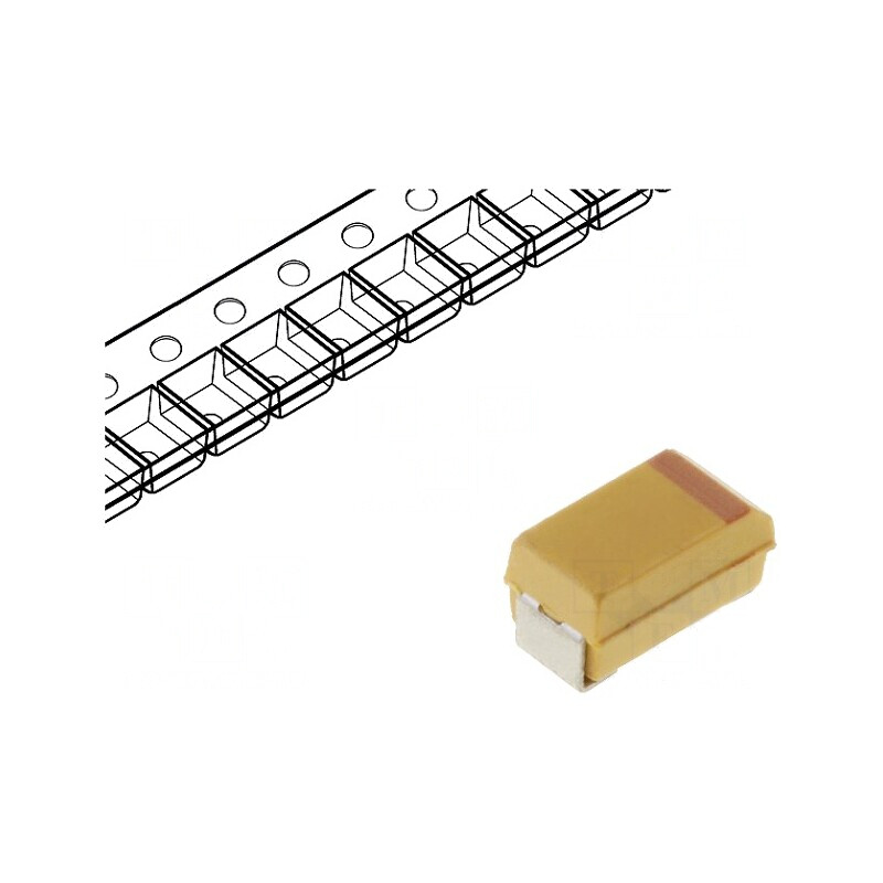 Condensator tantal-polimer 330uF 10V SMD | Electronic-mag.ro | Componente Electronice