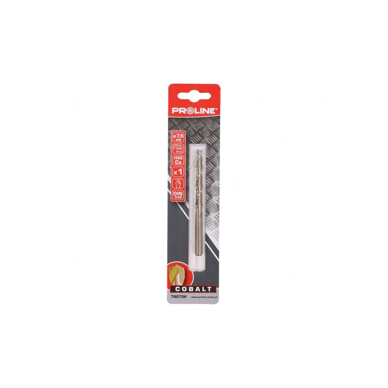 Burghiu Metal 7.5mm HSS-Co Blister | Electronic-mag.ro | Componente Electronice