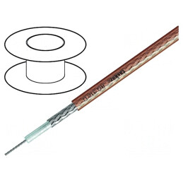 Cablu Coaxial RG316U Transparent FirestoP PVC