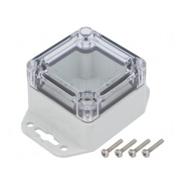 Carcasă universală policarbonat IP67 60x60x40mm | Electronic-mag.ro | Componente Electronice