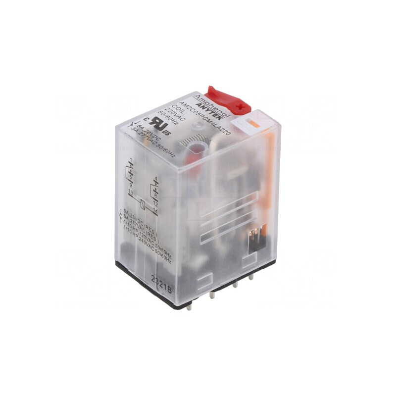 Releu electromagnetic industrial DPDT 220VAC 5A PCB | Electronic-mag.ro | Componente Electronice Releu electromagnetic industrial DPDT 220VAC 5A PCB | Electronic-mag.ro | Componente Electronice