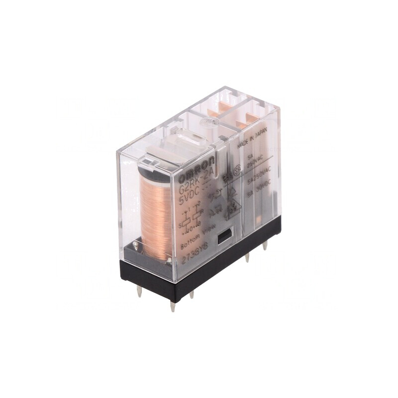 Releu Electromagnetic DPST-NO 5VDC 3A | Electronic-mag.ro | Componente Electronice