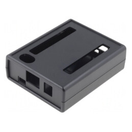 Carcasă calculator BeagleBone Black ABS neagră 77mm | Electronic-mag.ro | Componente Electronice