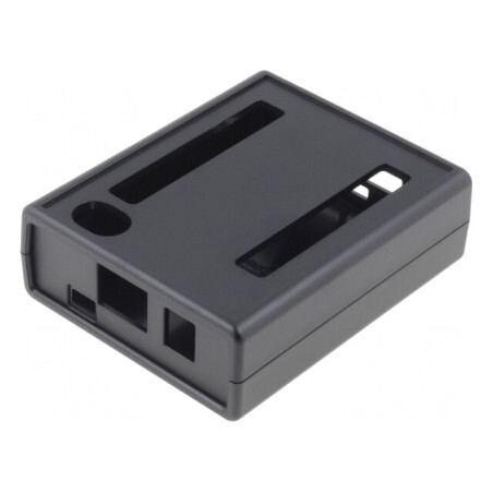 Carcasă calculator BeagleBone Black ABS neagră 77mm | Electronic-mag.ro | Componente Electronice
