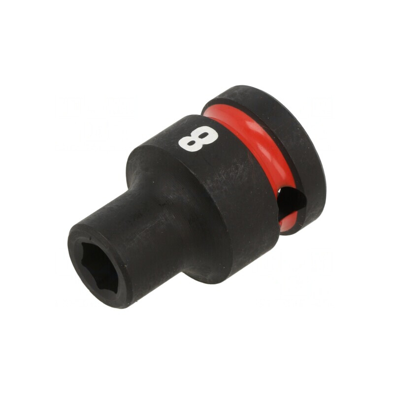Tubulară Impact HEX 8mm 1/2 Scurtă 6 Puncte | Electronic-mag.ro | Componente Electronice