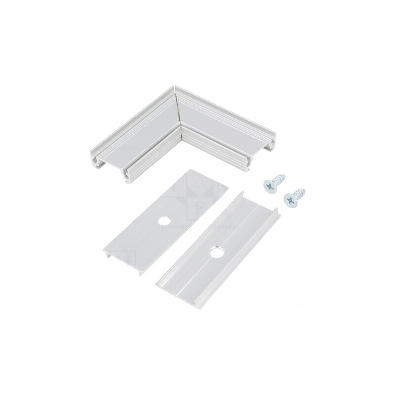 Conector 90° Aluminiu Natural SURFACE10 | Electronic-mag.ro | Componente Electronice