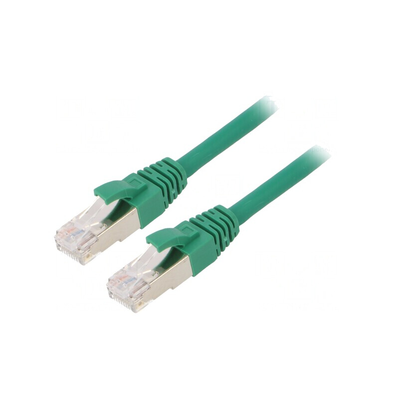 Patch Cord Ethernet Cat.6a S/FTP LSZH Verde | Electronic-mag.ro | Componente Electronice Patch Cord Ethernet Cat.6a S/FTP LSZH Verde | Electronic-mag.ro | Componente Electronice