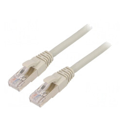 Cablu Patch ETHERLINE Cat.6a S/FTP LSZH Gri 0.5m | Electronic-mag.ro | Componente Electronice
